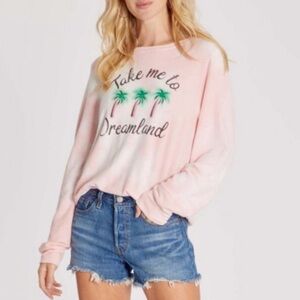 Wildfox tie dye take me to dreamland long sleeve top
